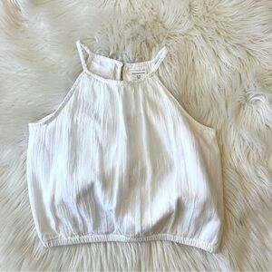 abercrombie kids White Summer Top